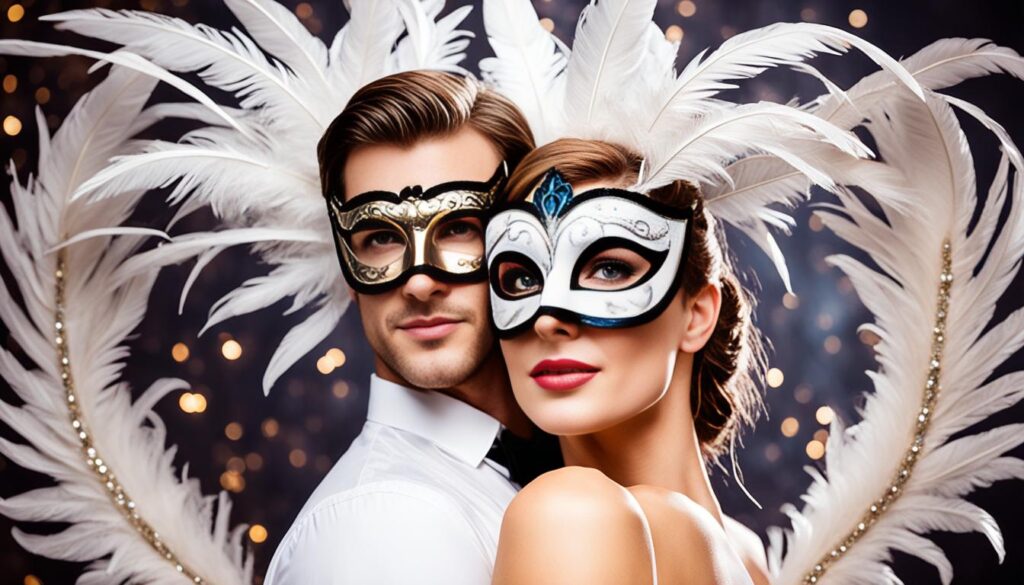 masquerade masks for couples